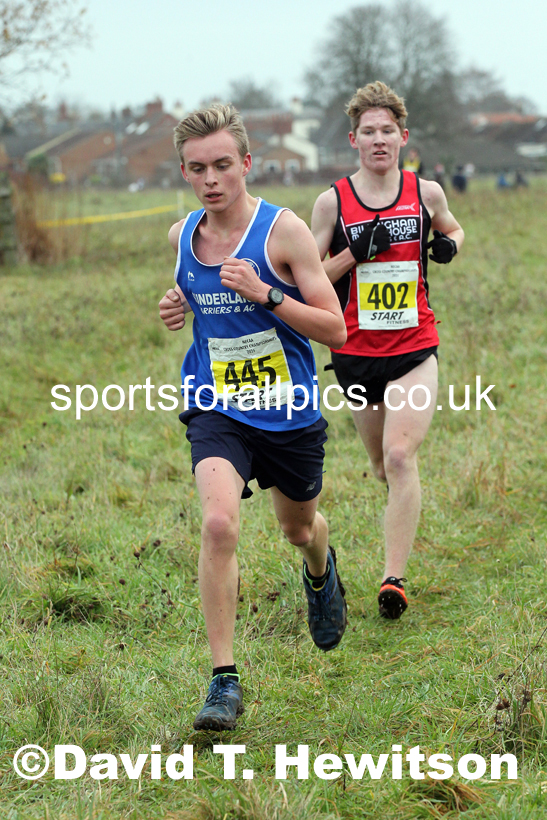 Mens under-17s, 2021 North Eastern Cross Country Championships, Sedgefield. Photo: David T. Hewitson/Sports for All Pics
